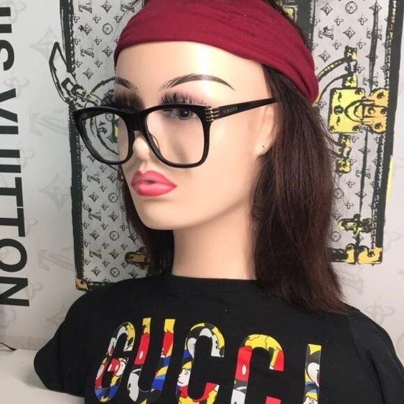 Gucci Black Oversized Square Sunglasses GG0526o 001 - Picture 1 of 12